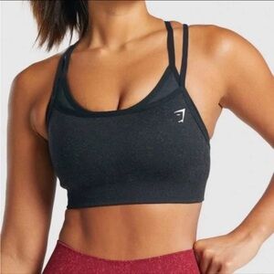 Gymshark Charcoal Strappy Top
